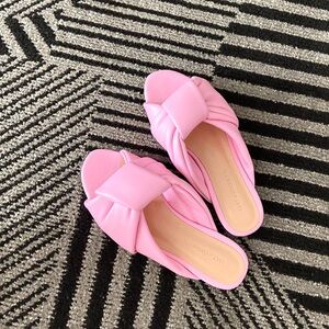 Cult of Coquette Pink Knotted Flats